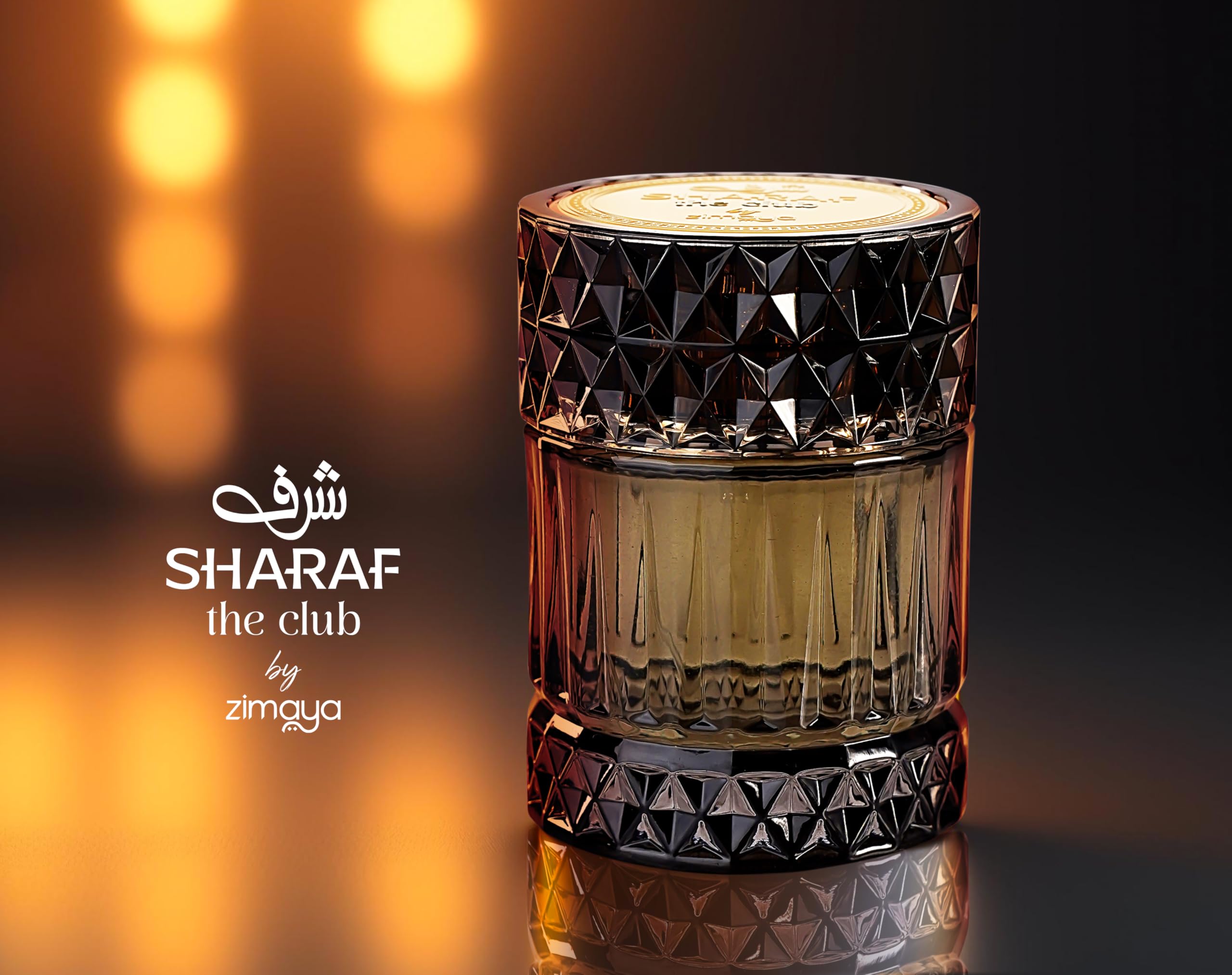 Zimaya Sharaf fruity top notes highlight pineapple and bergamot for daytime confidence.