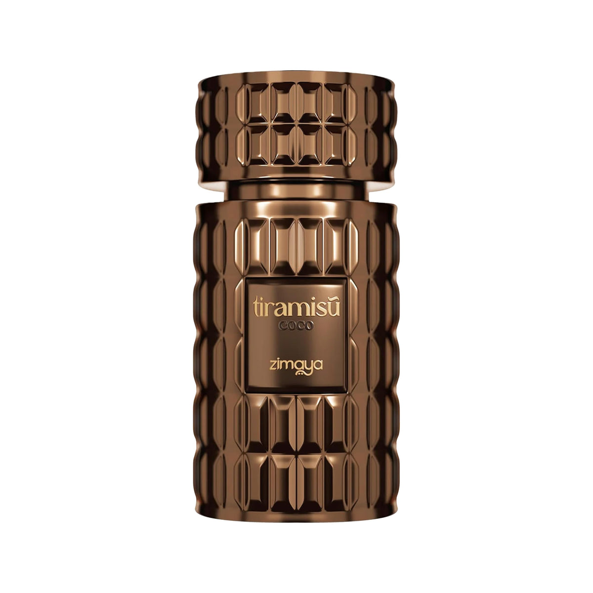 Zimaya Tiramisu Coco bottle front view ideal for evening wear inspiration.