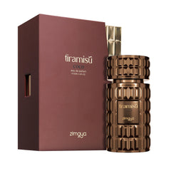 Zimaya Tiramisu Coco cap closeup highlights elegant packaging for gifting ideas.
