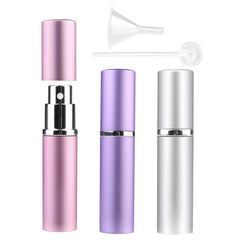 Zingso pink refillable atomizer shows portable 6ml design for on-the-go fragrance.