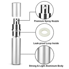 Zingso purple atomizer open cap reveals refillable 6ml bottle.