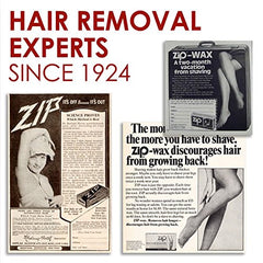 Zip Wax 7oz strip-free application demonstrates mess-free waxing at home