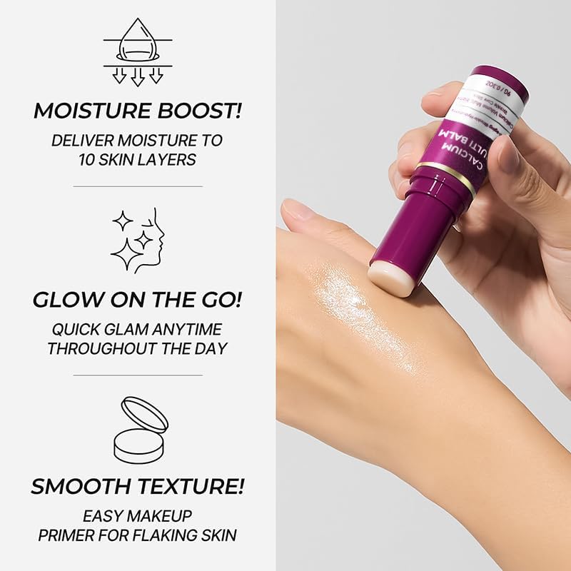 ZITNODO Cemenrete balm stick application demonstrates fast-absorbing formula for quick daily use
