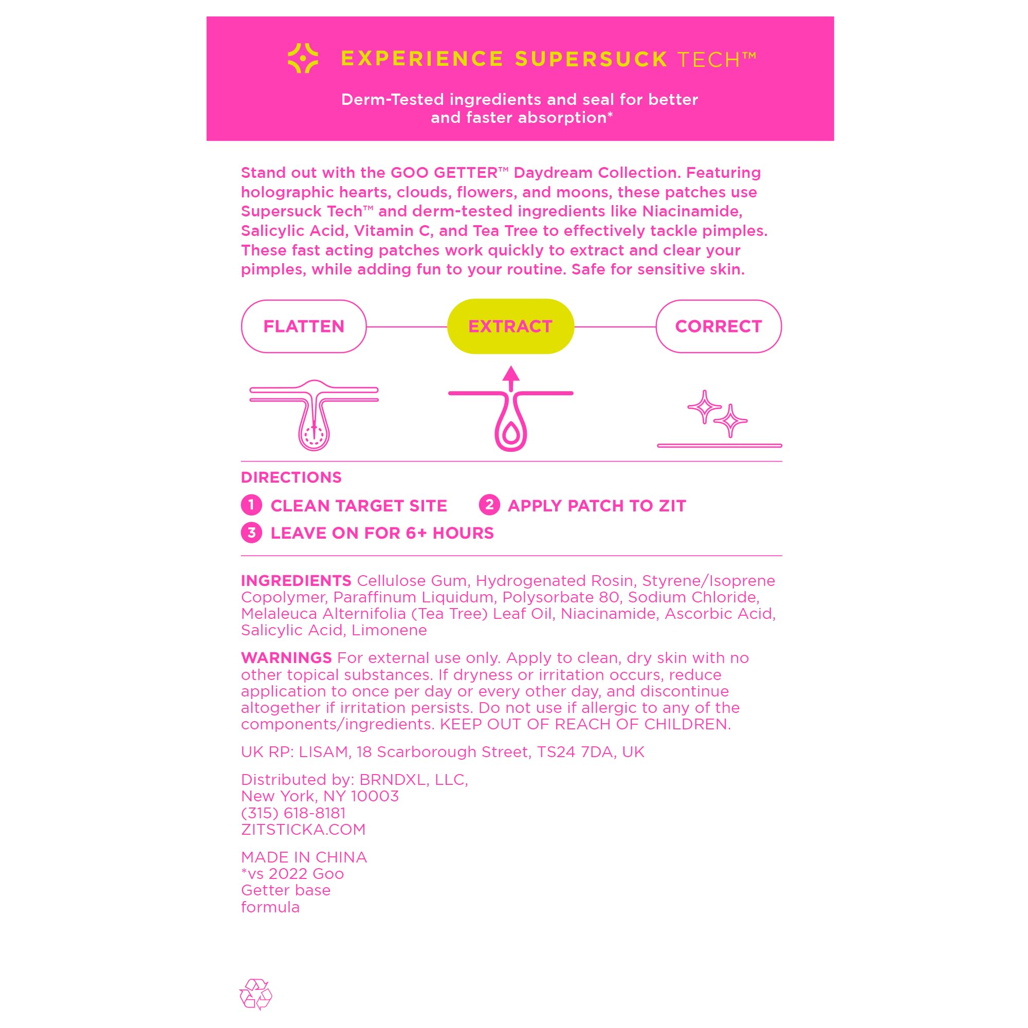 Gift-ready ZitSticka DreamHolo patches ideal for teen gifts