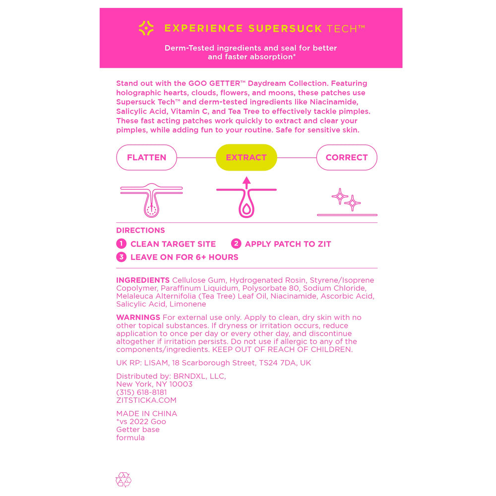 Gift-ready ZitSticka DreamHolo patches ideal for teen gifts