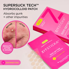 ZitSticka Goo Getter waterproof wear shot highlights patch staying put during use.