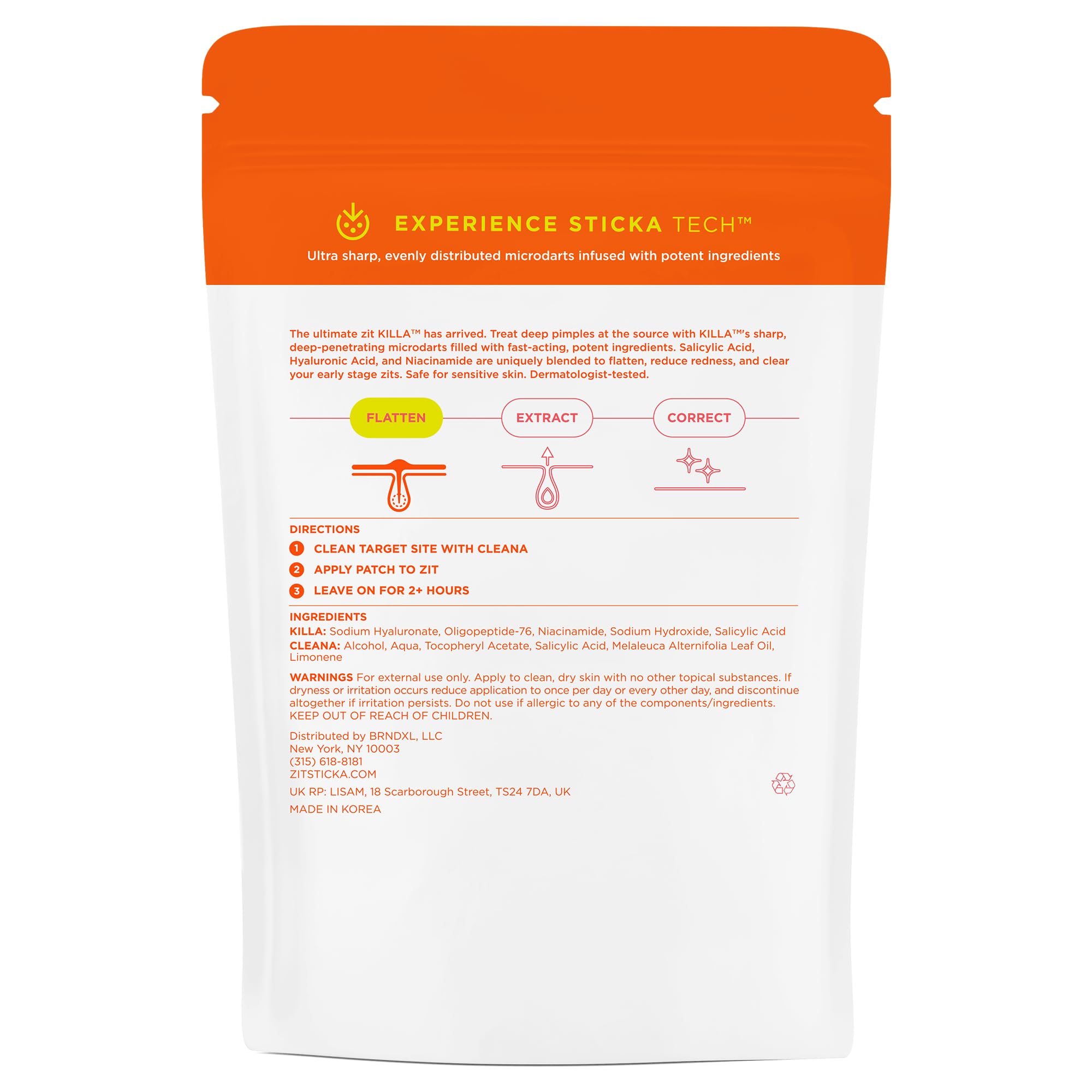 ZitSticka Killa skin routine including patch and prep steps.