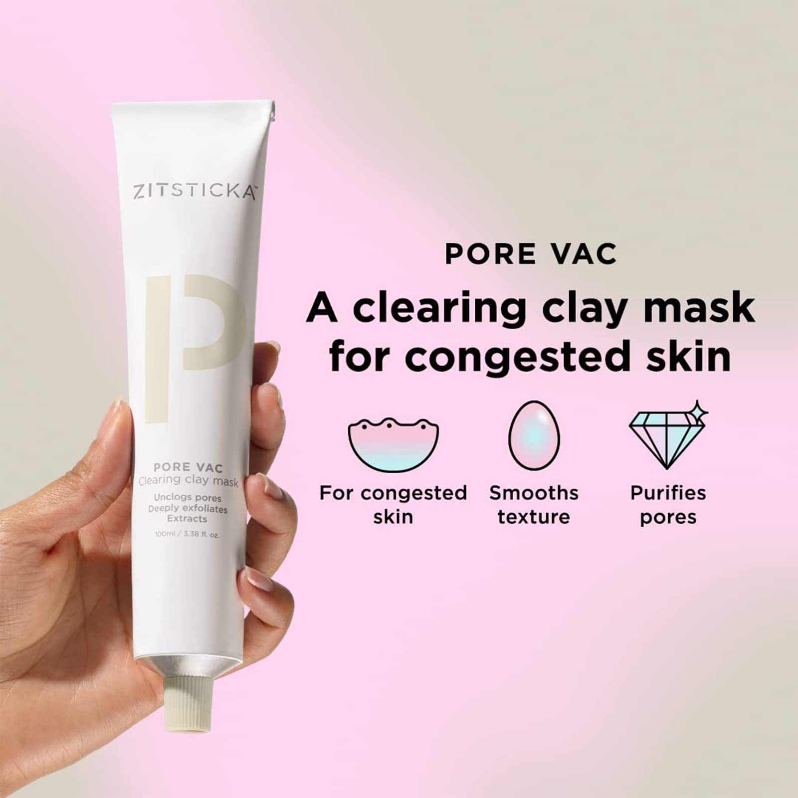ZitSticka PORE VAC full-face use demonstrates multi-mask versatility for balanced skin