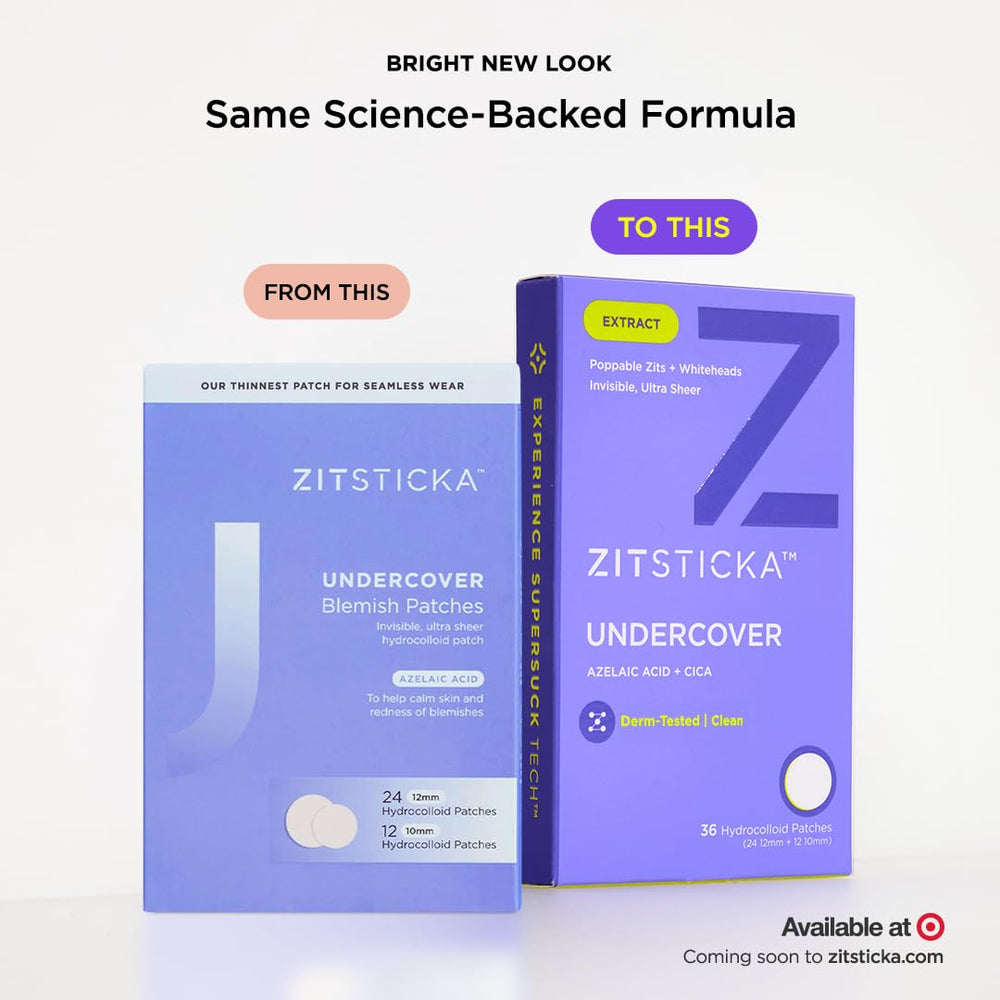 ZitSticka tea tree cica azelaic ingredients: dermatologist-backed soothing support.