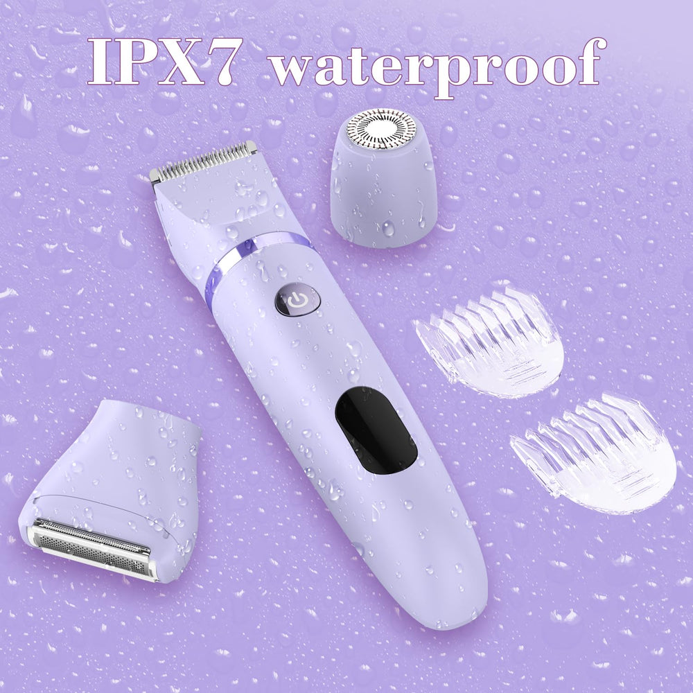 Zivelier facial trimmer head used on cheeks for gentle shaping