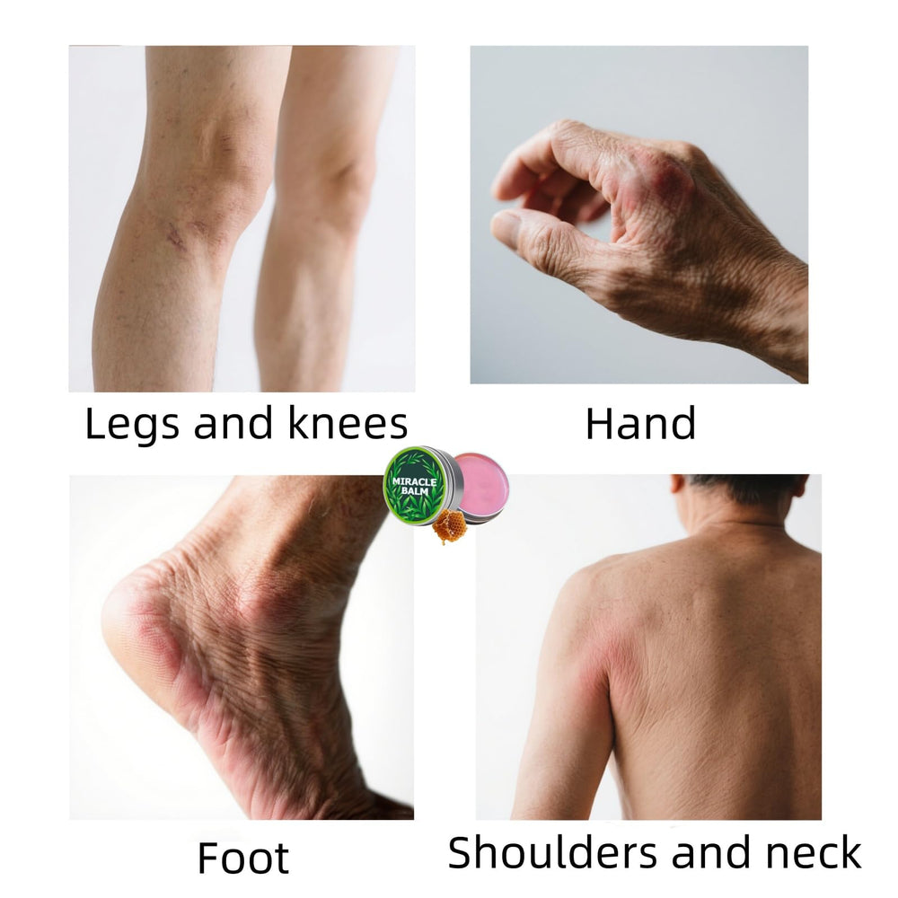 Ziweilianlian Miracle Balm hands application soothes joints and protects dry skin.