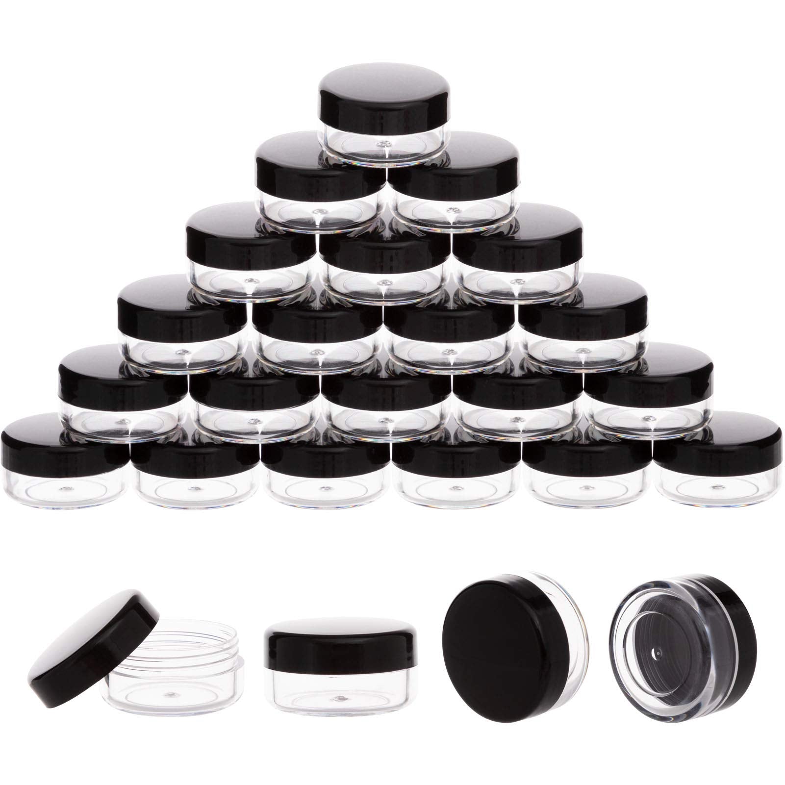 ZIZEMOJA 3g sample jar with lid, leak-proof for travel.