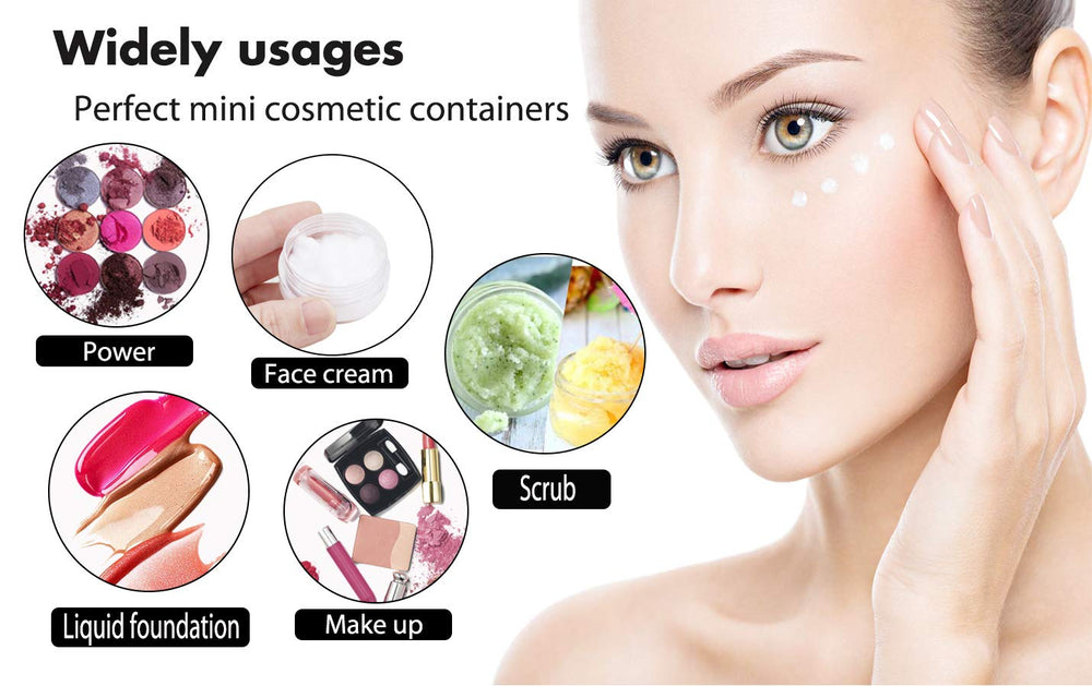 ZIZEMOJA 50-pack mini jars, convenient for samples or gifts.