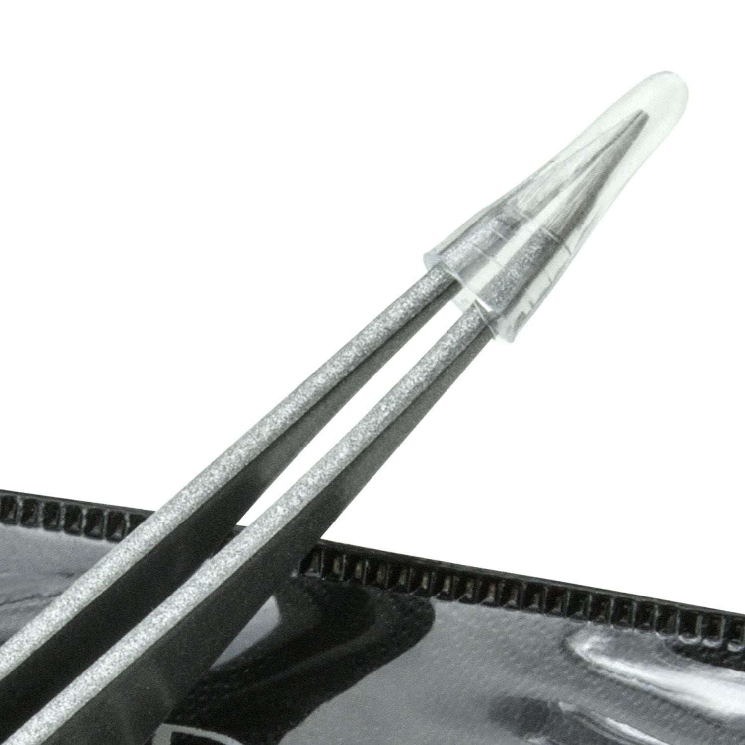 Zizzili Basics surgical-grade stainless steel tweezers close-up