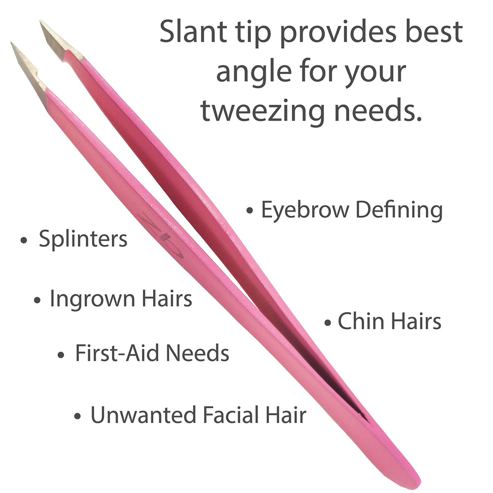 Zizzili Basics Tweezers close-up showing precision-aligned tips for controlled grip