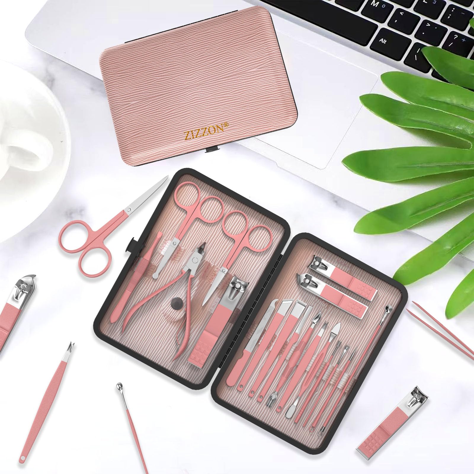 ZIZZON stainless steel tools gleam, signaling long-lasting performance.