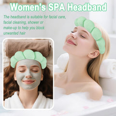Bubble sponge headband close-up highlighting plush texture for comfortable wear