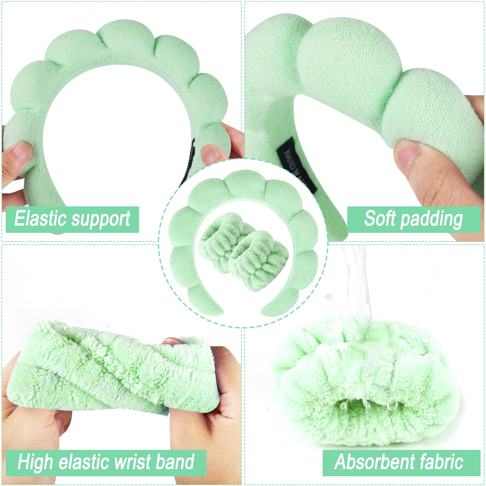 Cloud shape design lightly lifting the crown for cute, neat hairstyle