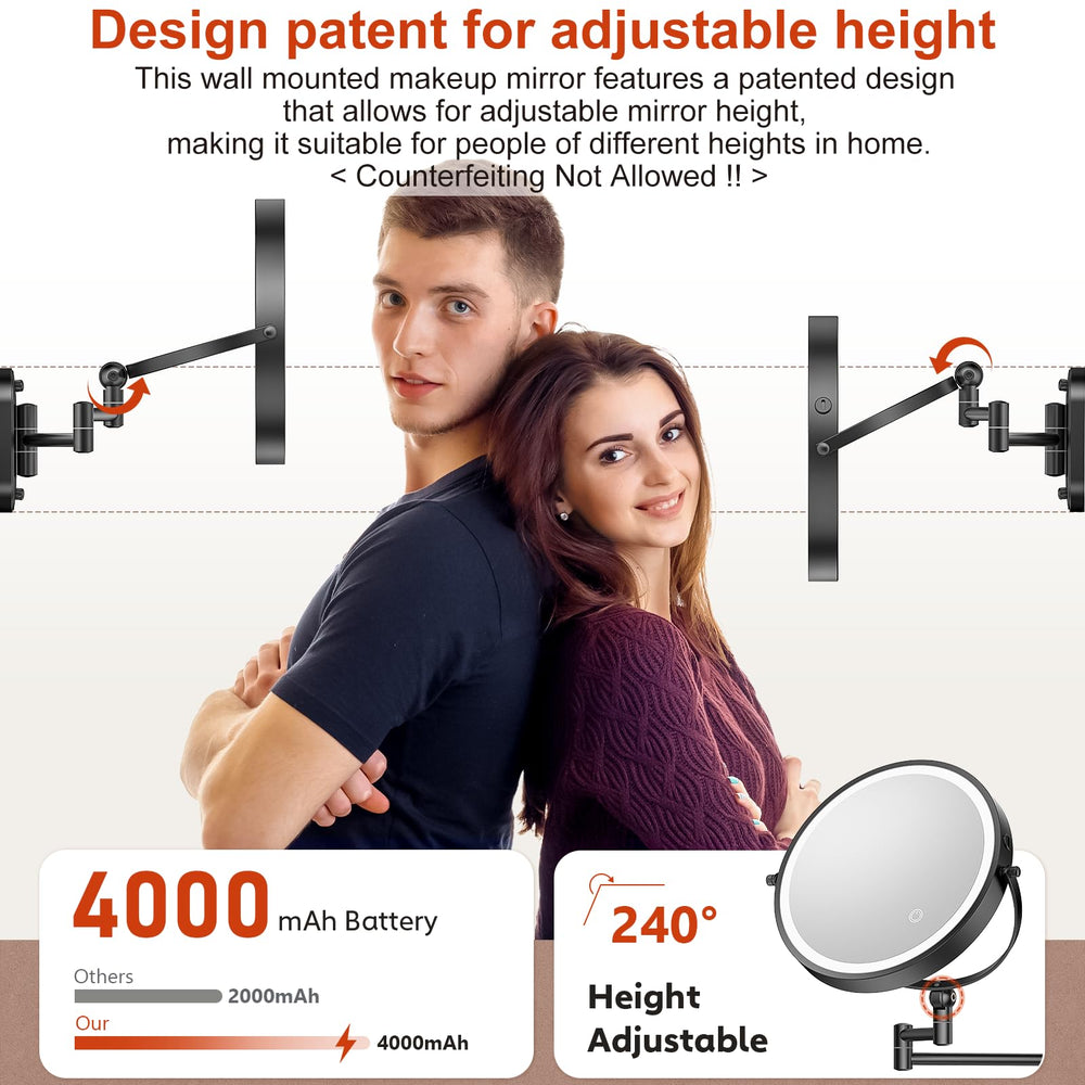 ZLOKLA extendable arm with 360-degree rotation for versatile positioning