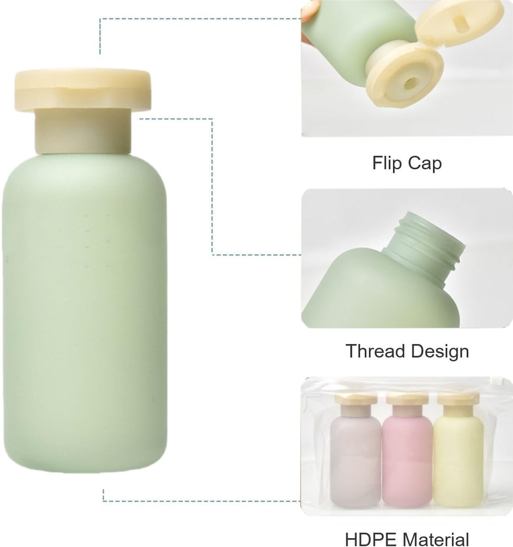 ZLSSETEC leak-proof travel bottle cap seal demonstrates secure leakage protection.