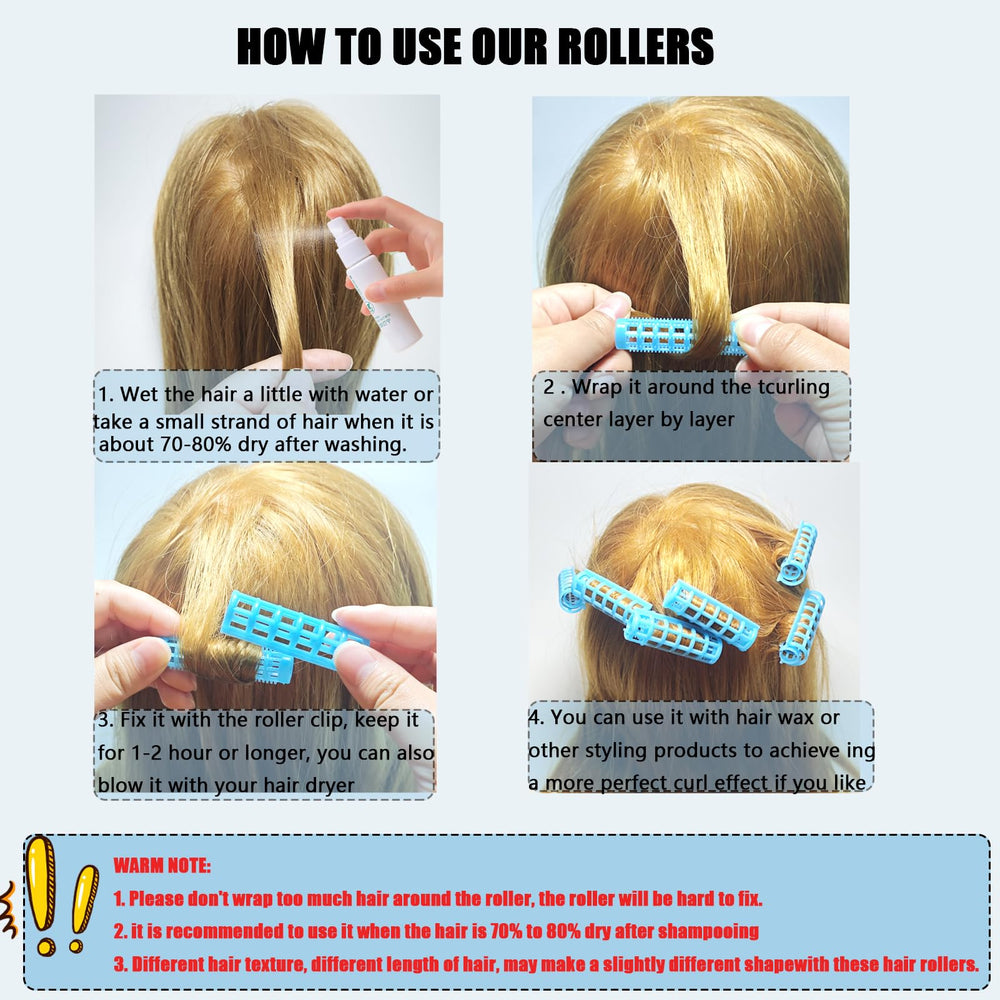 ZMD daily-styling utility during meals or showers with these curlers.