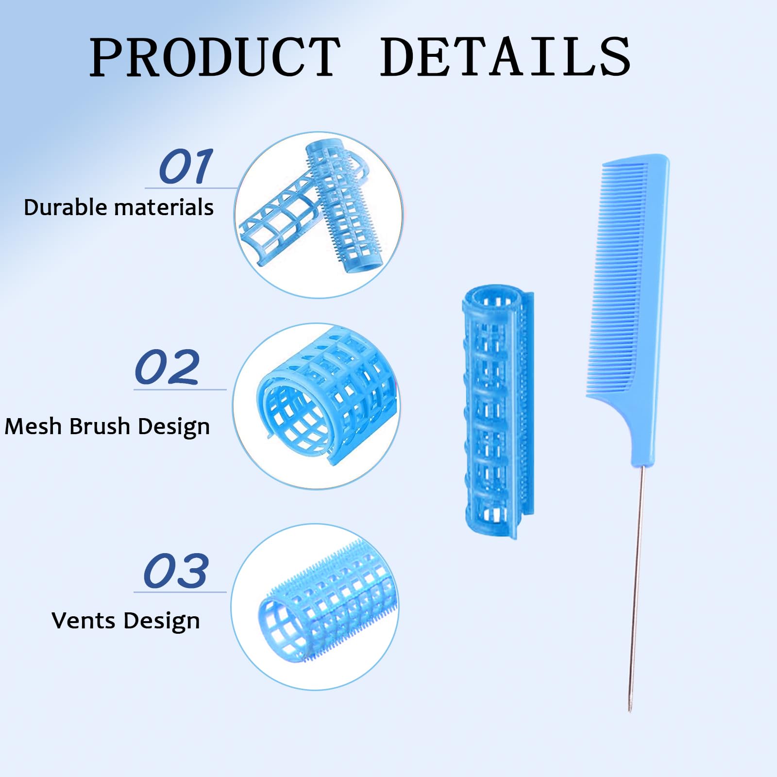 ZMD no-heat rollers reduce heat exposure while shaping soft curls.