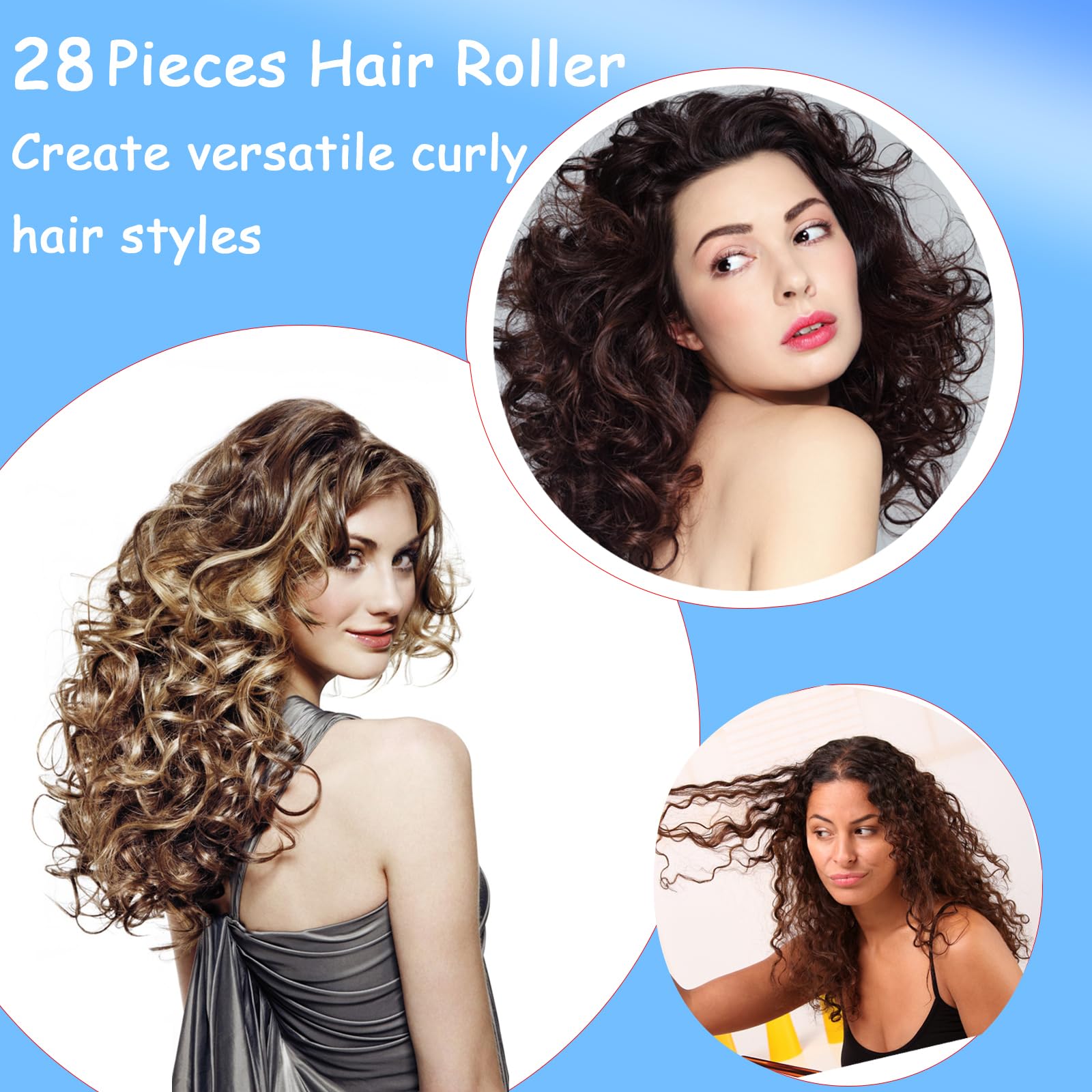 ZMD reusable plastic curlers offer durable, budget-friendly styling options.