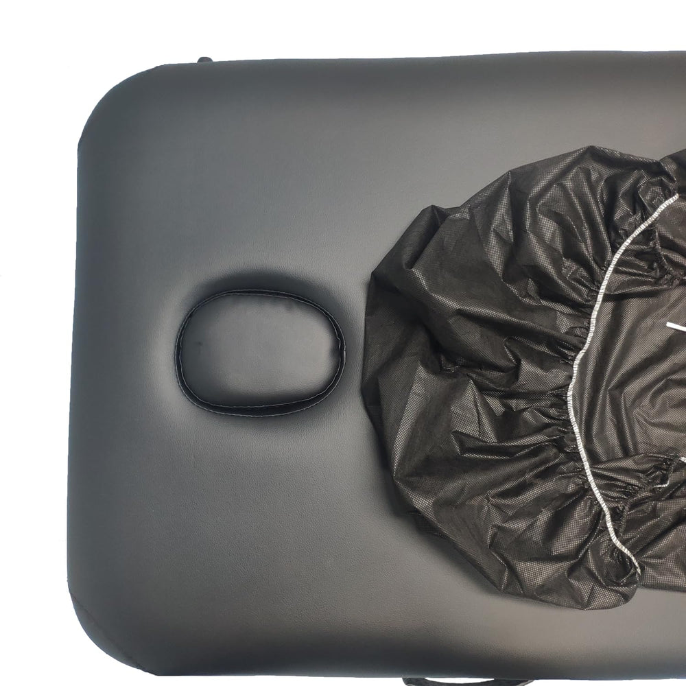 ZMDREAM black single-use cover demonstrates hygienic protection for clients.