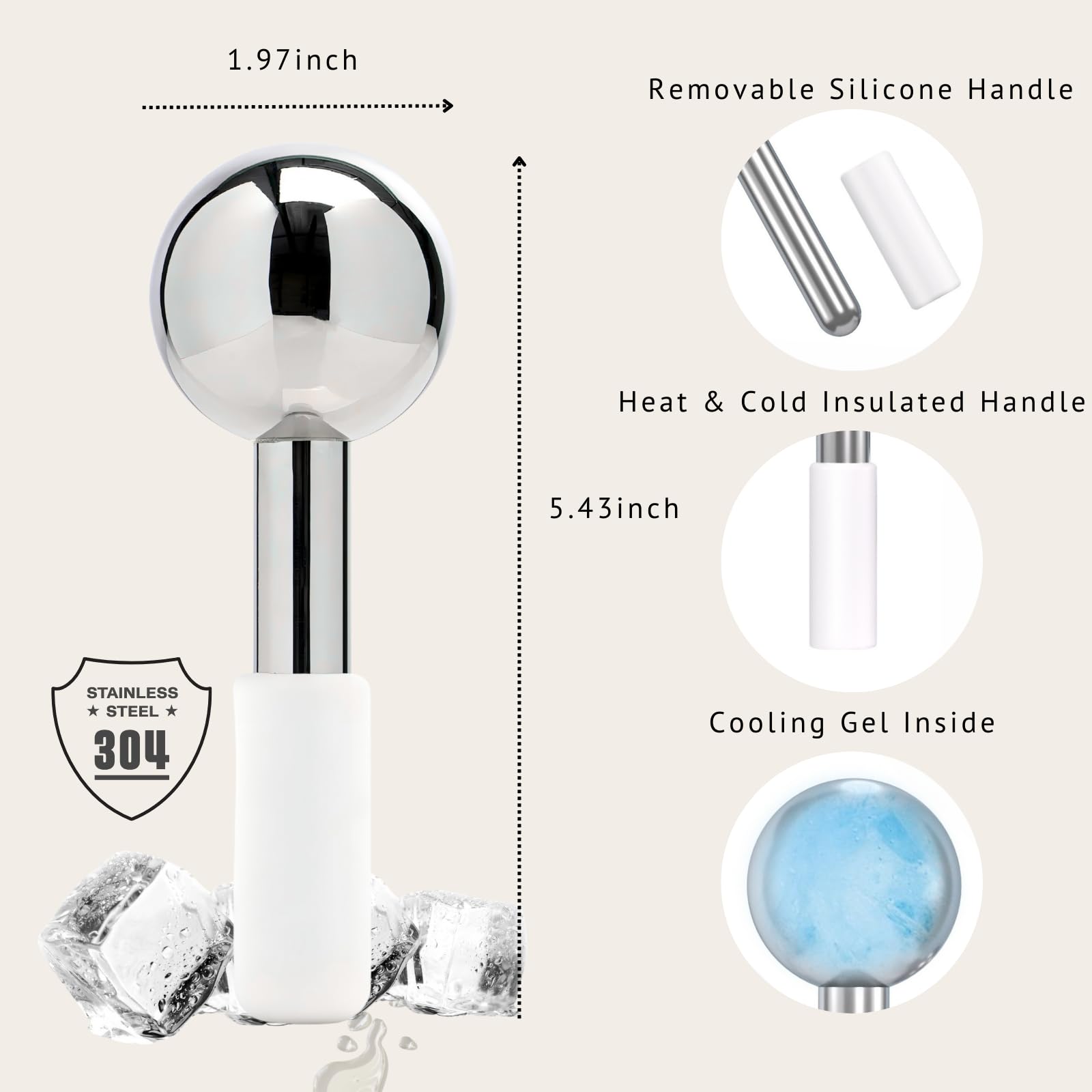 ZminRN Ice Roller eye massage image showing soothing under-eye care.