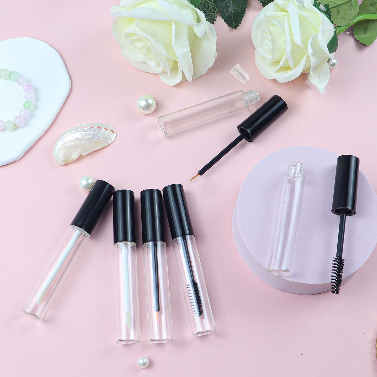 ZNBSIXP 10ml empty eyeliner tubes for precise on-the-go lining
