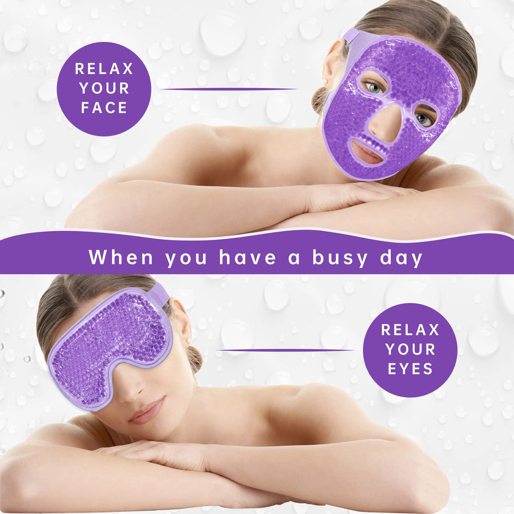Znocuetod cooling ice face mask calms facial redness and swelling