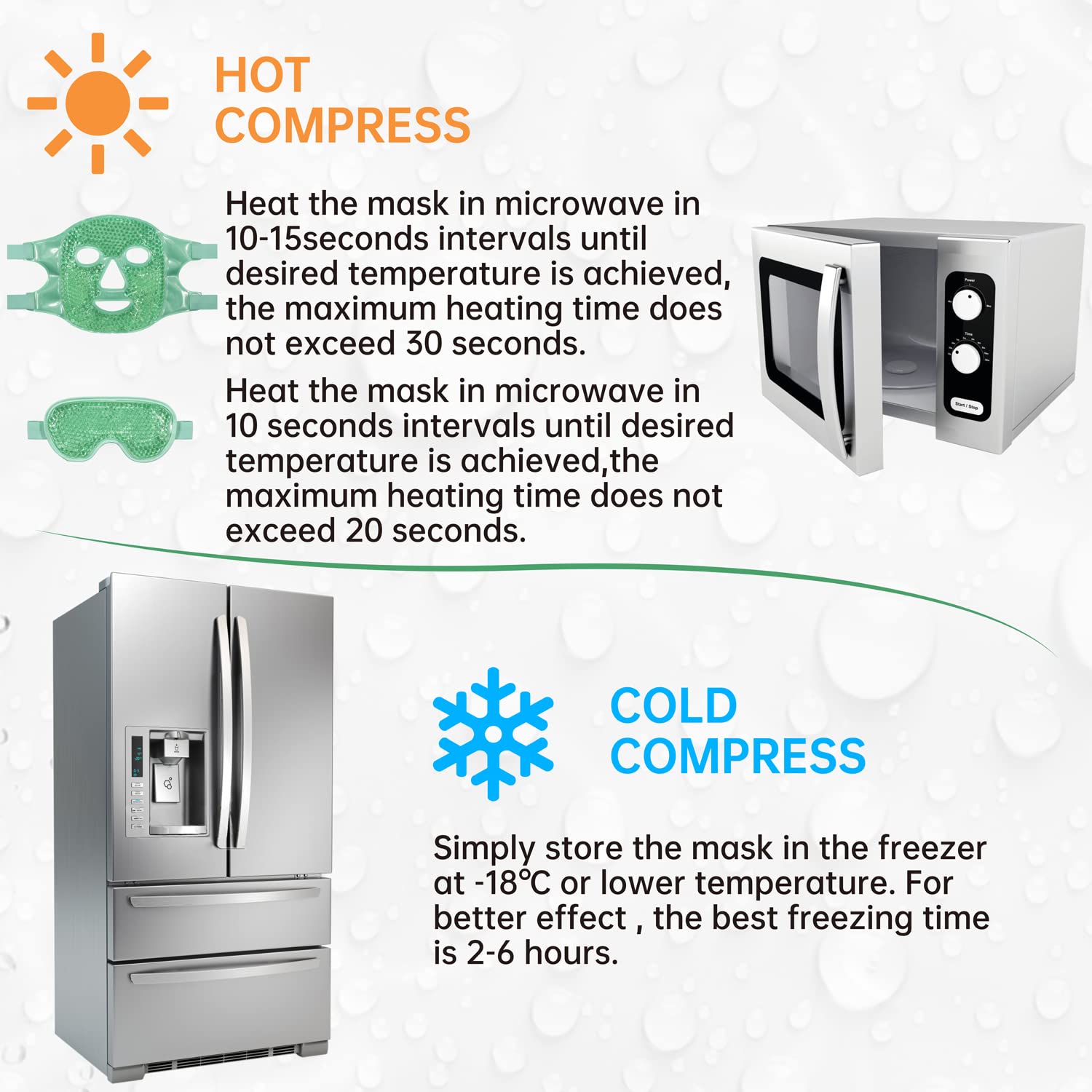 ZNÖCUETÖD freezer-to-microwave ready for quick temp adjustments.