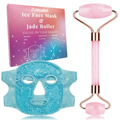 ZNÖCUETÖD ice face mask with cooling gel beads for puffiness relief