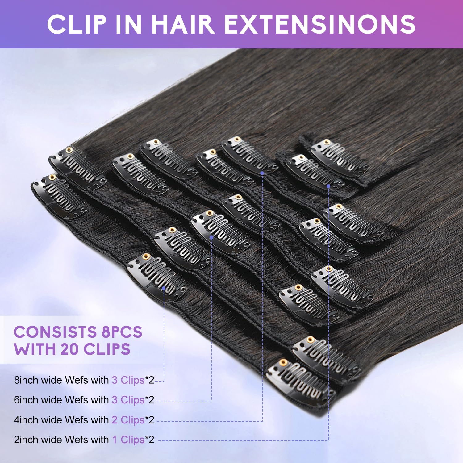 ZNXDJXE silicone non-slip clips reduce pulling on scalp