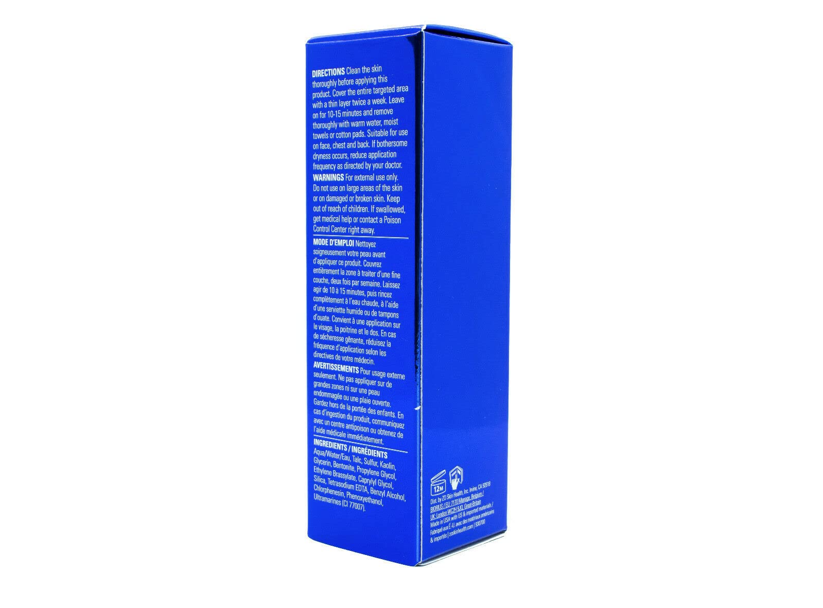 ZO SKIN HEALTH Complexion Clearing Masque clay texture up close highlights oil absorption