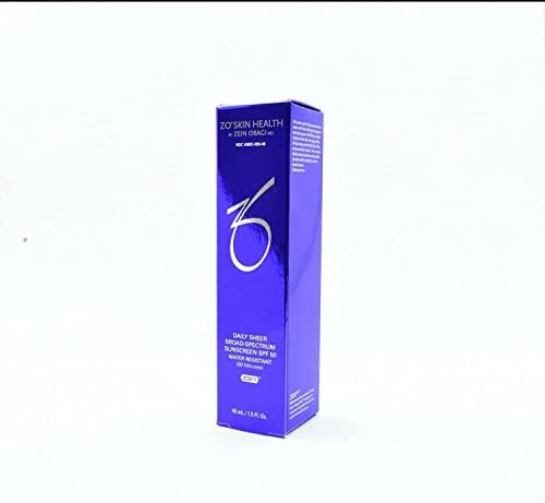 ZO SKIN HEALTH Daily Sheer SPF 50 application—quick-dry, sheer sunscreen for makeup-ready skin.