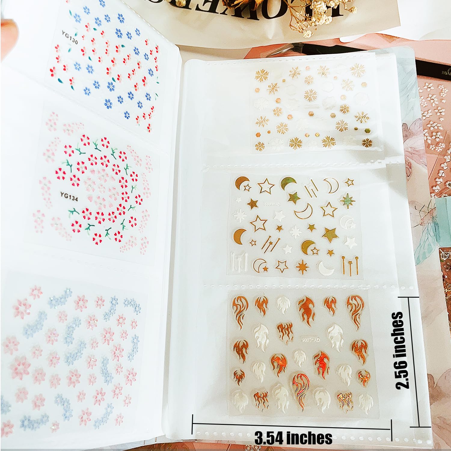 Zoance storage book cover showing organized design stash