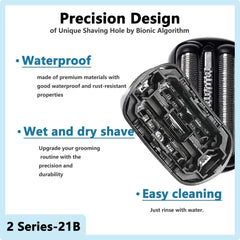 Zoasod 21B razor head packaging highlights simple, eco-friendly packaging.