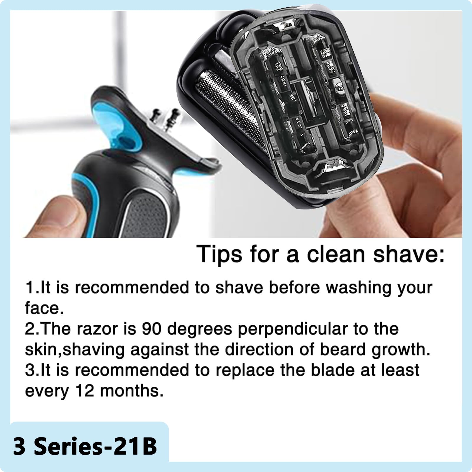 Zoasod easy-clean design makes post-shave maintenance quick and hassle-free.