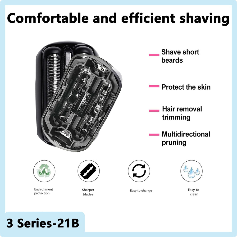 Zoasod Series 3 head fitment installation shows effortless replacement on compatible shavers.