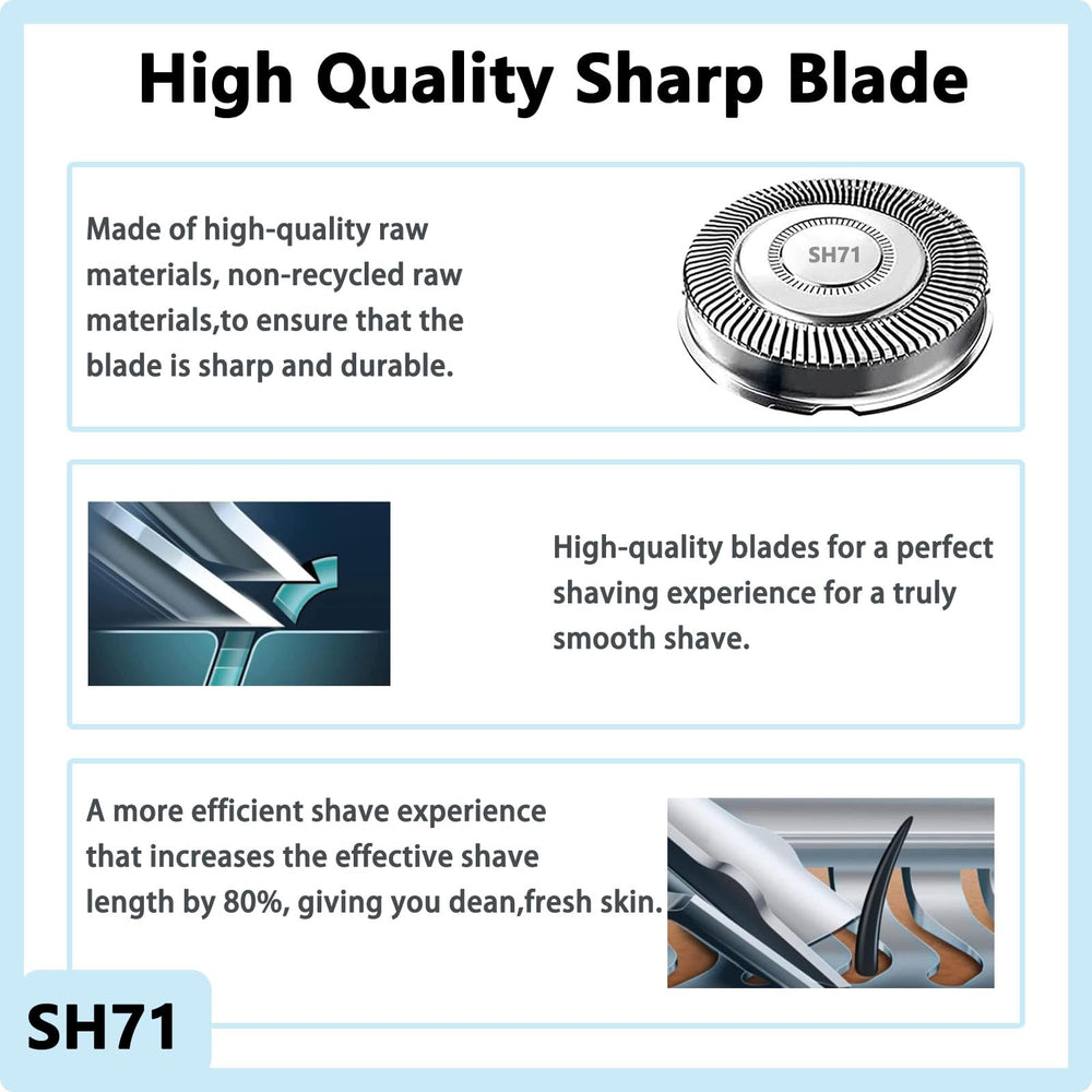 Zoasod SH71 installation guide illustrating easy two-minute head swap.