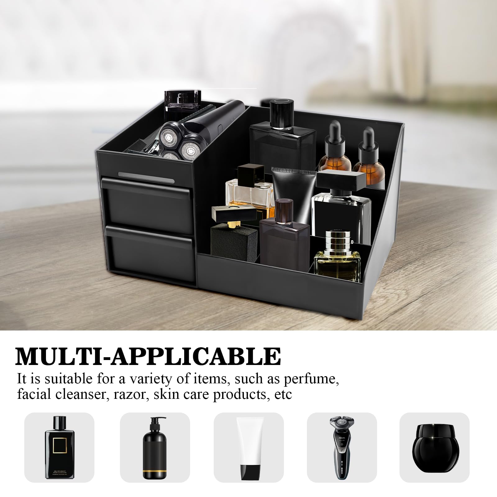 ZOCONE bathroom countertop setup demonstrates waterproof, stain-resistant design for daily use.