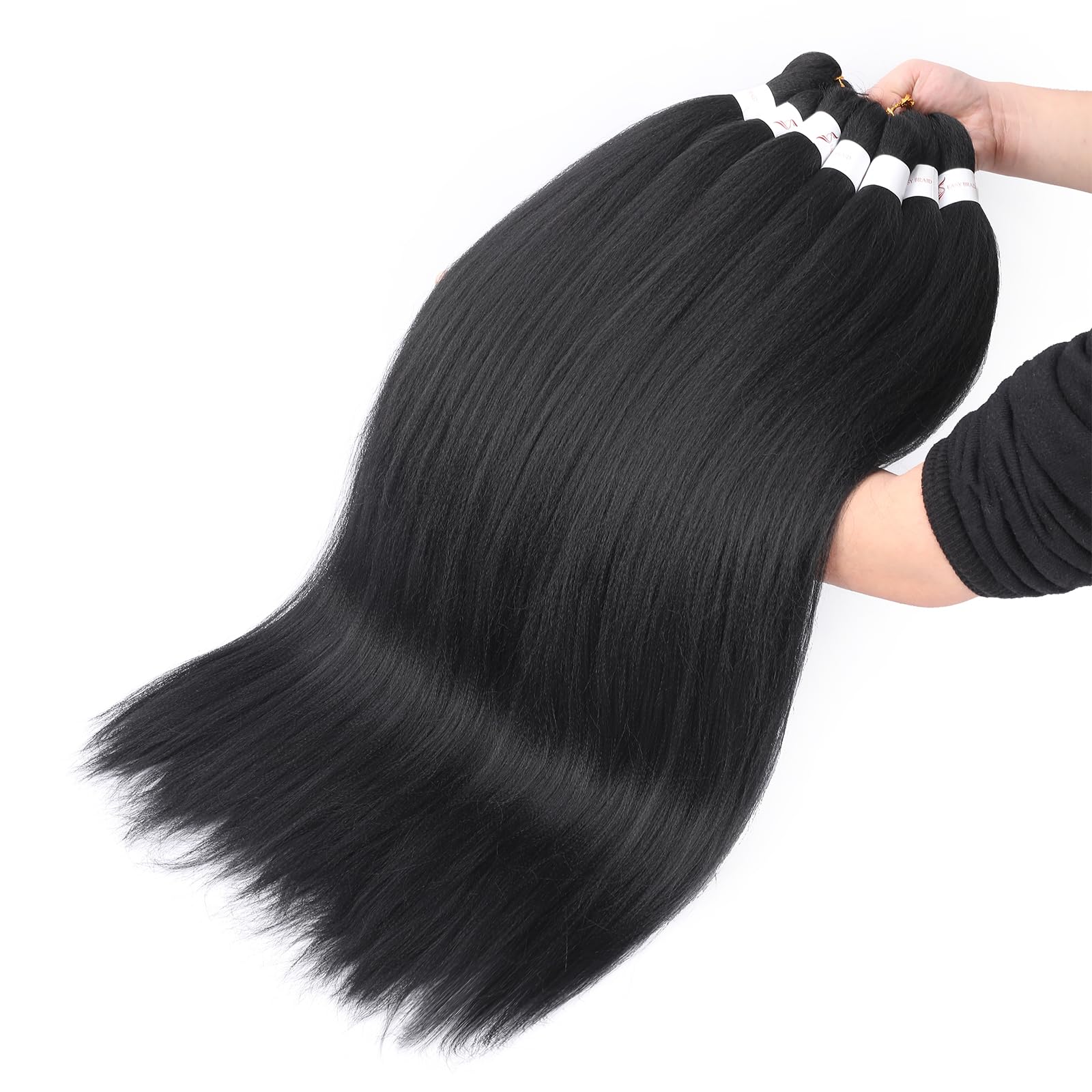 Zoewan 18inch braiding hair packaging view showing eight packs