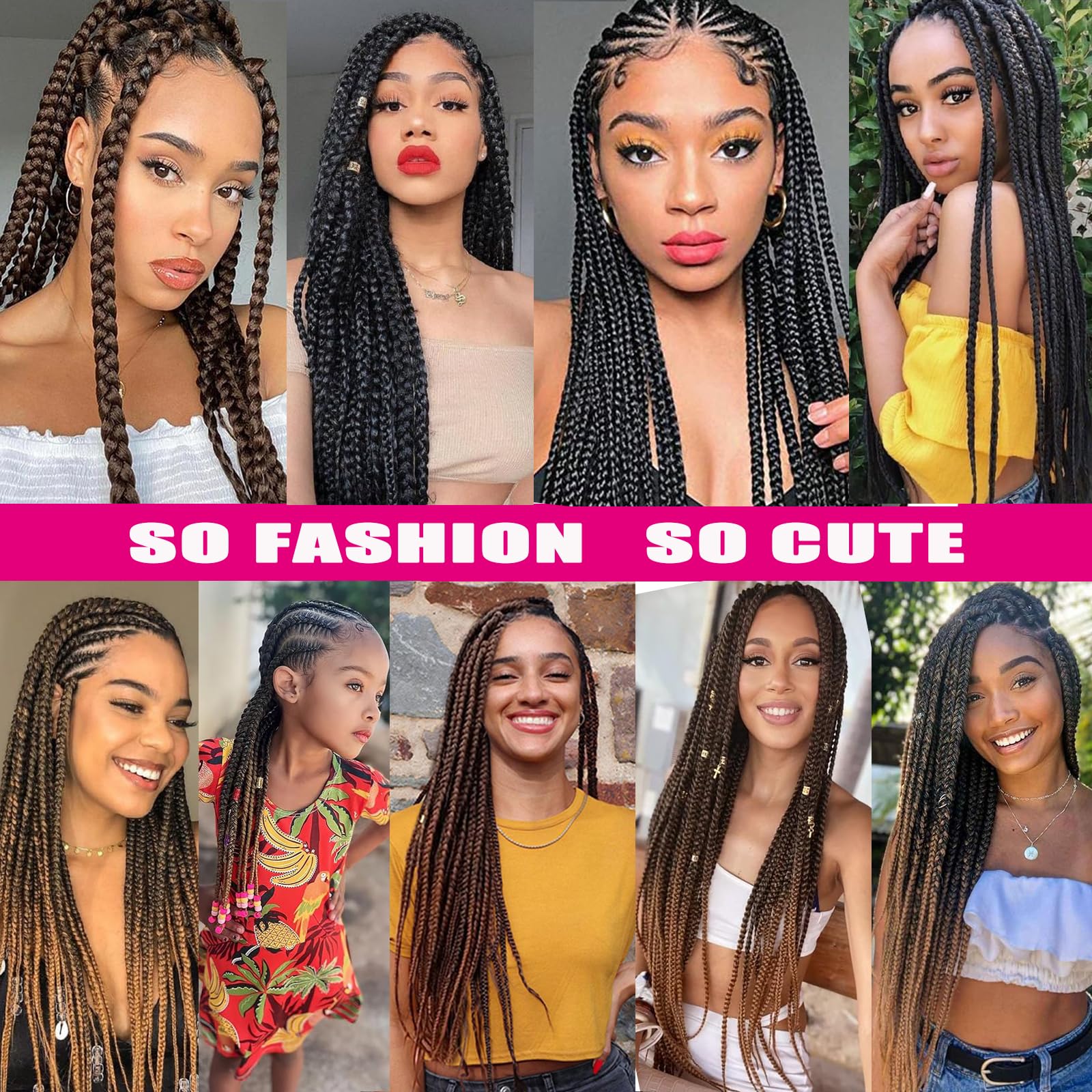 Zoewan braiding hair is sweat resistant and itch-free for all-day wear
