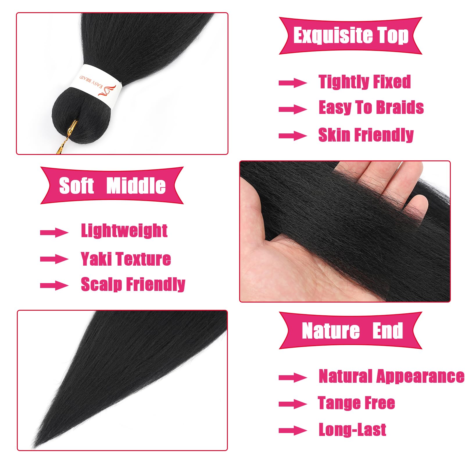 Zoewan hot water setting feature for reshaping braids