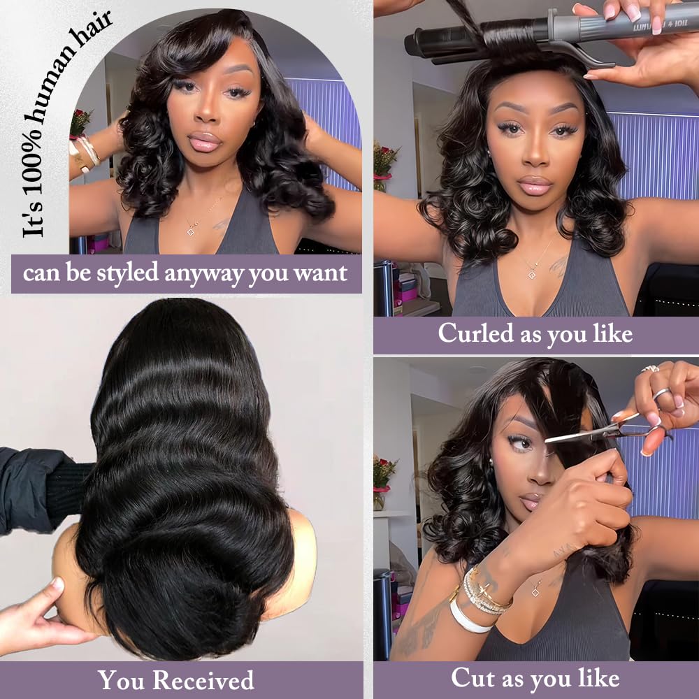 Zojj 180% density body wave wig adds natural volume