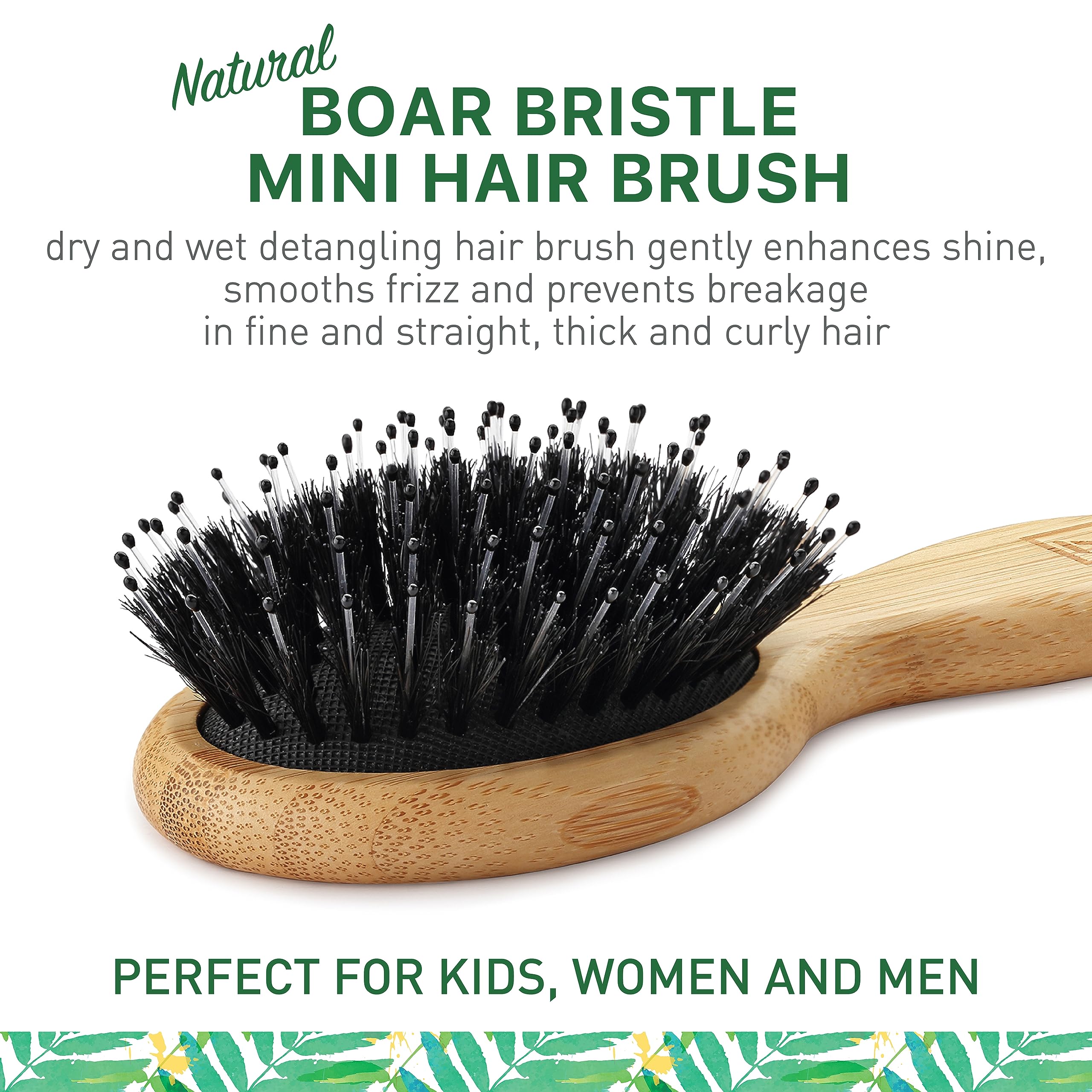 Zollo portable hair brush travel-compact designed for easy carry on the go.