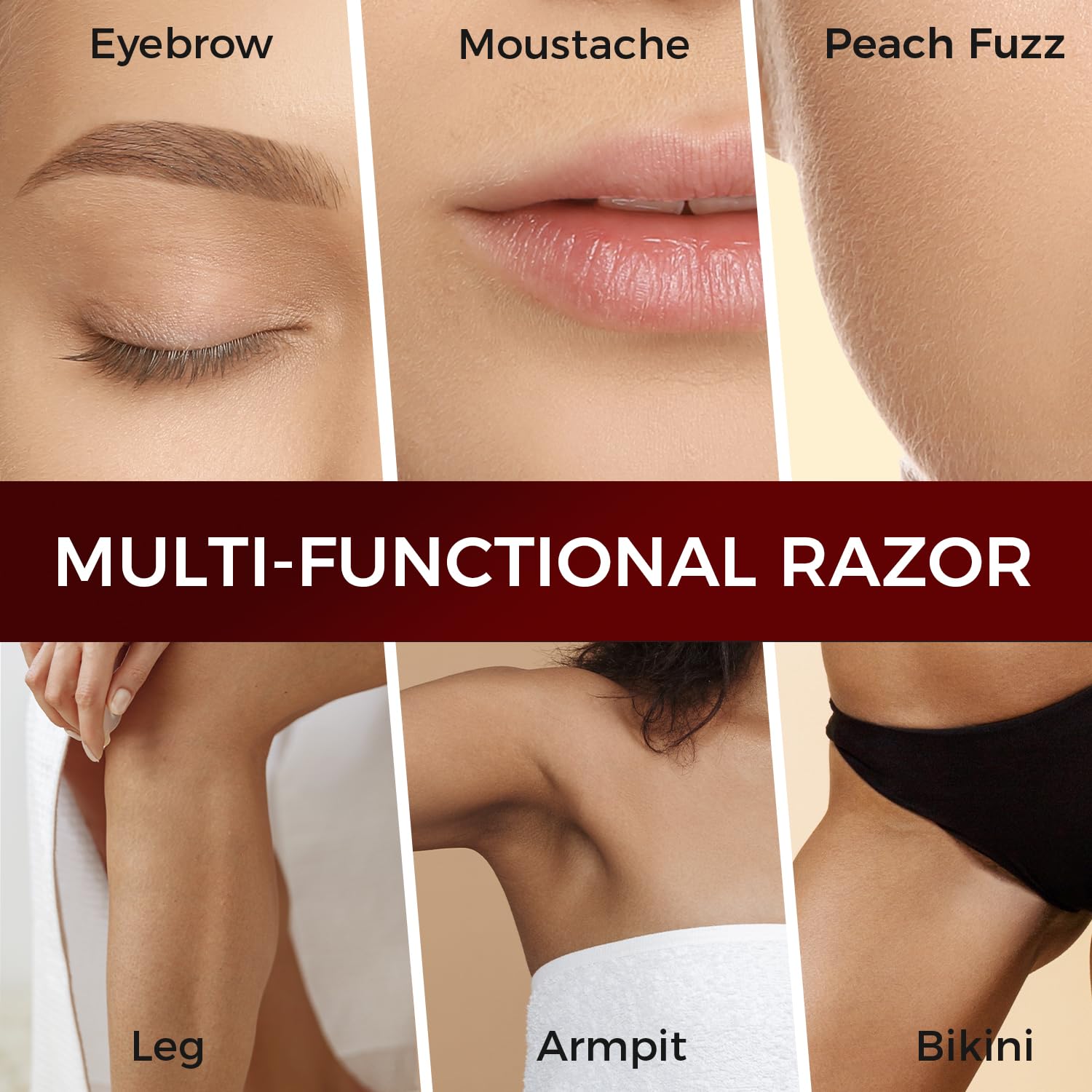 Dual blades micro and wide expand ZOMCHI’s versatility for brow and exfoliation tasks.