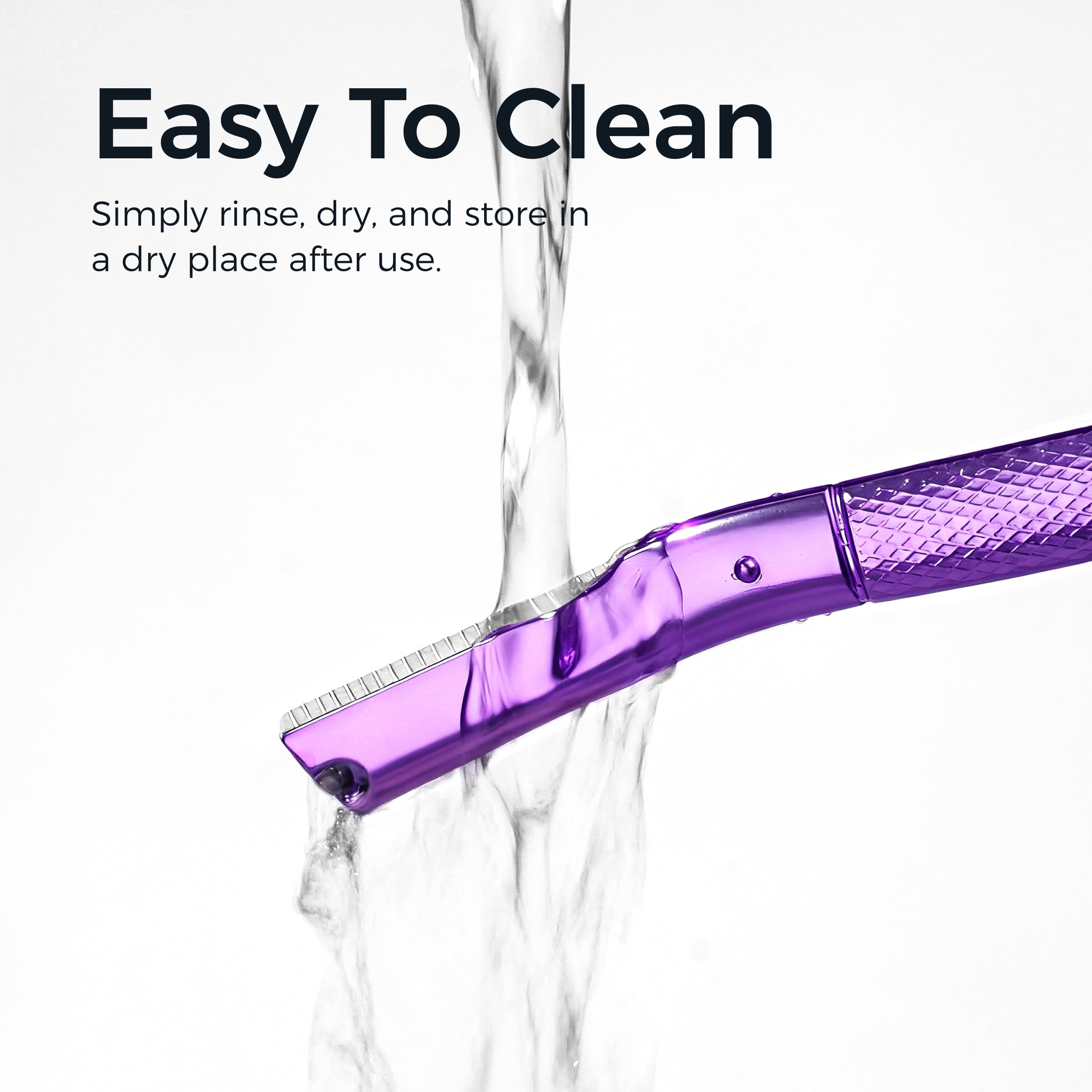 ZOMCHI Eyebrow Razor in use on face for precise shaping.