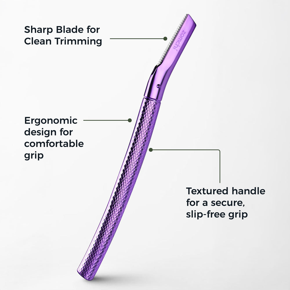 ZOMCHI Eyebrow Razor creates a smooth skin feel after dermaplaning.